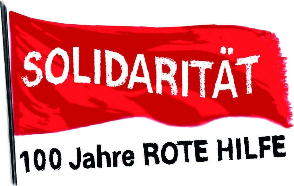 Logo 100 Jahre Rote Hilfe