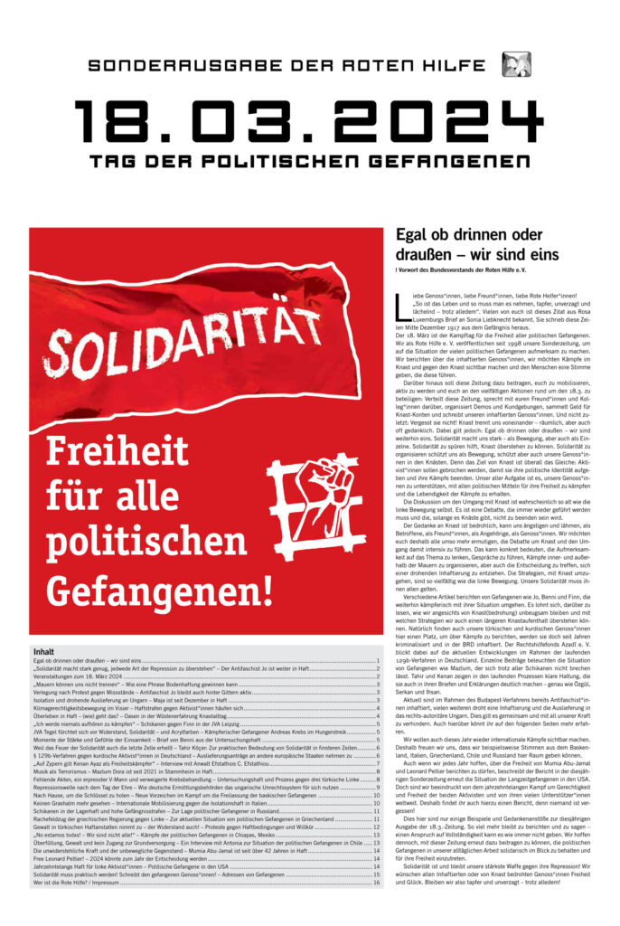 Cover 18. März Zeitung